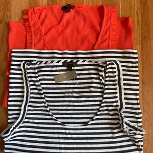 J Crew Ribbed Tank Tops